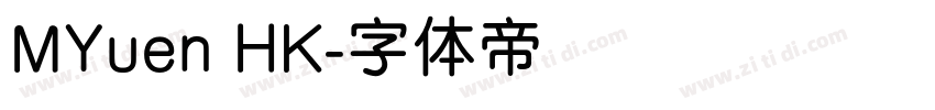 MYuen HK字体转换